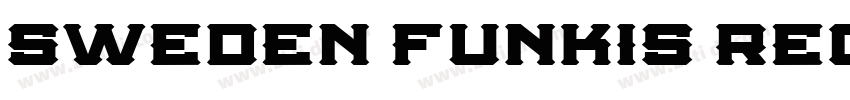 Sweden Funkis Regula字体转换